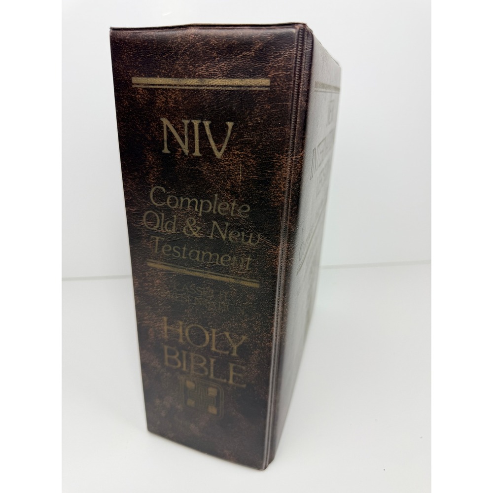 NIV Holy Bible Complete Old & New Testament Cassette Set Zondervan Complete - Picture 2 of 5